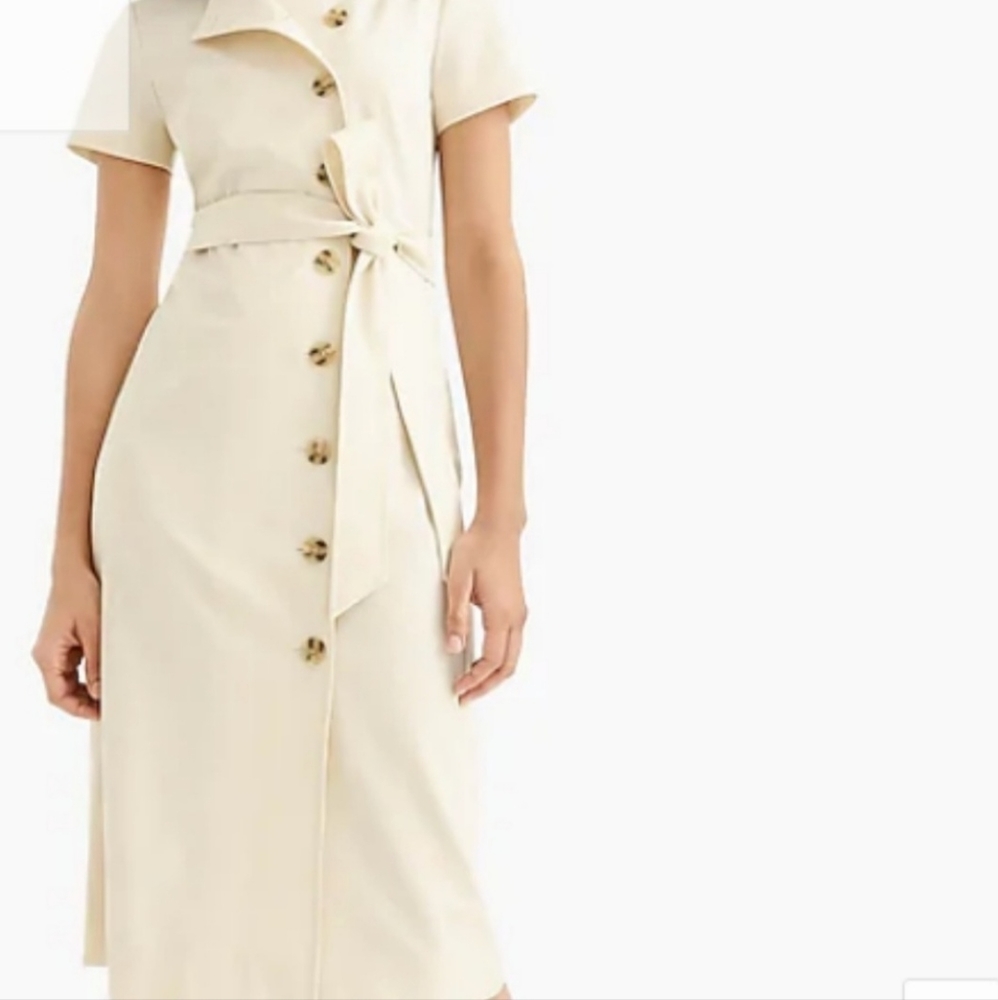 Jcew trench coat dress